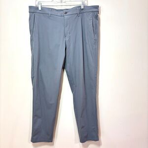 Lululemon Commission ABC Pants Men 38 Slim Gray Stretch Warpstreme Performance